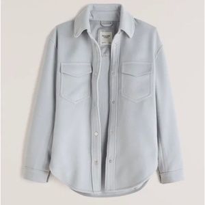 Abercrombie & Fitch | Light Blue Shacket